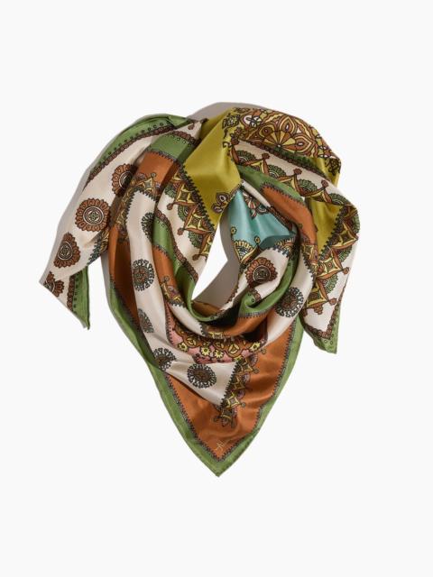 ALÉMAIS Contina Tiles Silk Scarf in Multi
