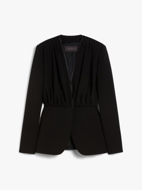 Max Mara GRADI Draped crêpe jacket