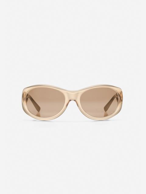 MAGDA BUTRYM Round sunglasses in beige