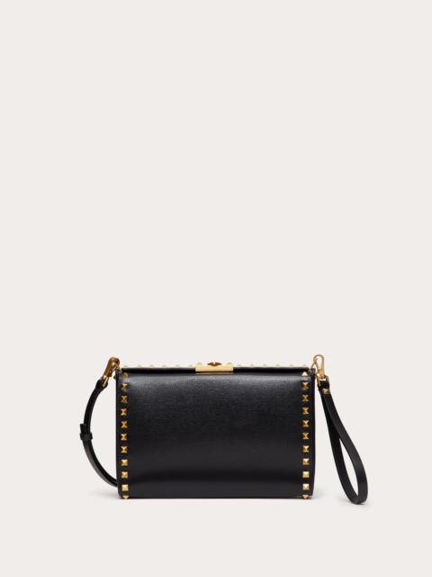 Valentino ROCKSTUD GRAINY CALFSKIN CROSSBODY BAG