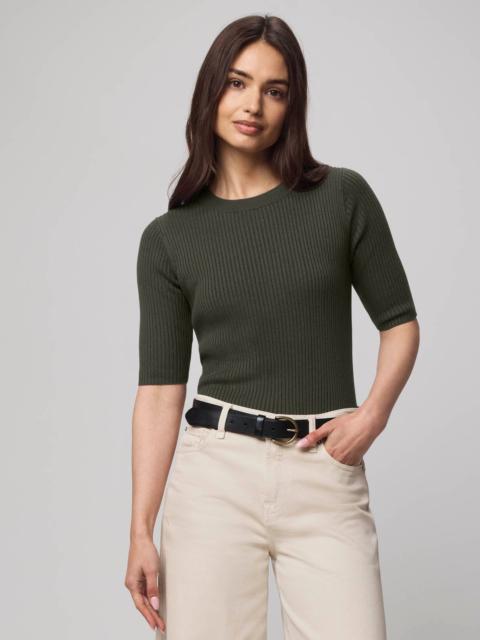 Splendid Georgie Cashblend Elbow Sleeve Sweater