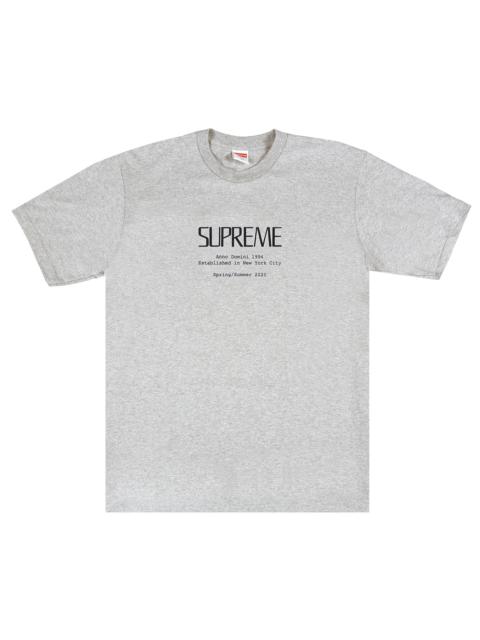 【Supreme】 Paris T-Shirt Heather Grey- 24SS Supreme Paris Tee | stadiumgoods | REVERSIBLE
