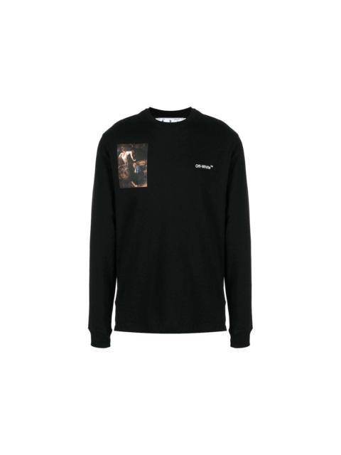 Off-White OFF-WHITE Caravag Lute Skate L/S Tee Black/White