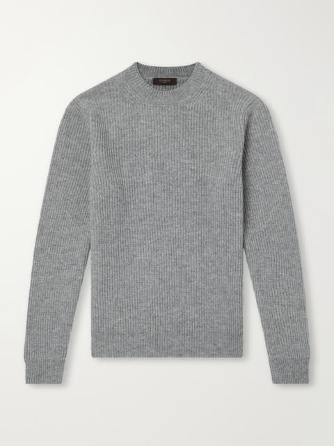 SLOWEAR Zanone Slim-Fit Ribbed Wool Sweater