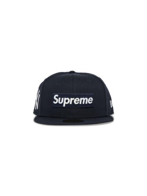 Supreme x MLB Teams Box Logo New Era 'Navy - New York'