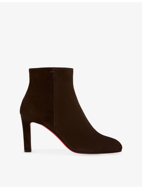 Christian Louboutin Fannylove Booty 85 Suede Boots