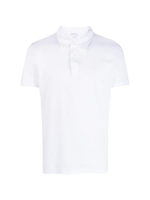 short-sleeve cotton polo shirt