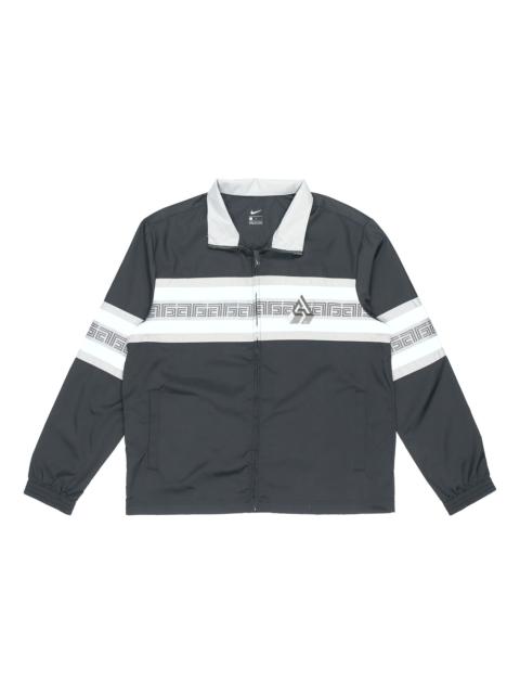 Nike Nike Giannis Alphabet Zipper Long Sleeves Jacket Black CK6246-010