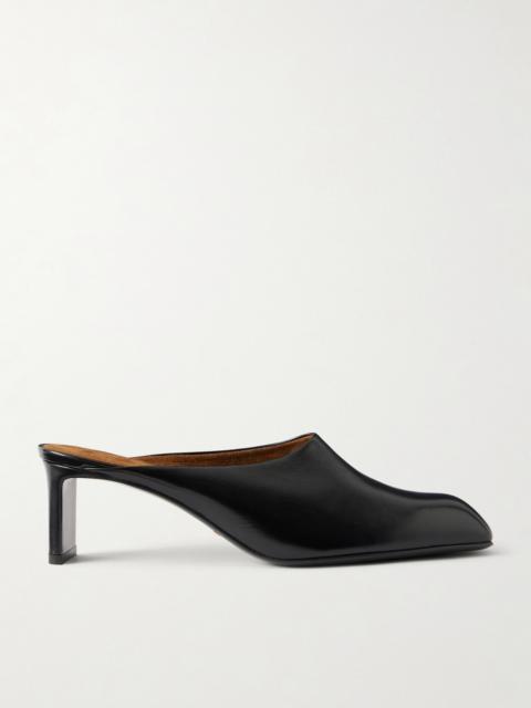 KHAITE Colt Leather Mules