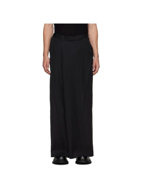 Julius Black Over Wrapping Trousers