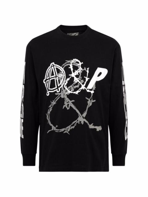 PALACE x Anarchic Adjustment Counter Couture long-sleeve sweatshirt