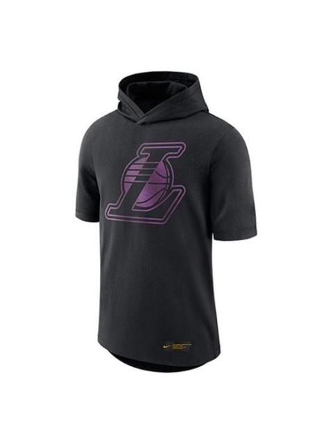 Nike Nike SS20 LAL M NK 티 Cts Hoody Lakers 후드 블랙 AT1428-010
