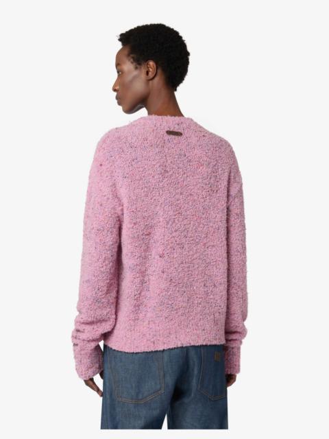 Moschino MOSCHINO TEDDY BEAR BOUCLÉ WOOL-BLEND SWEATER