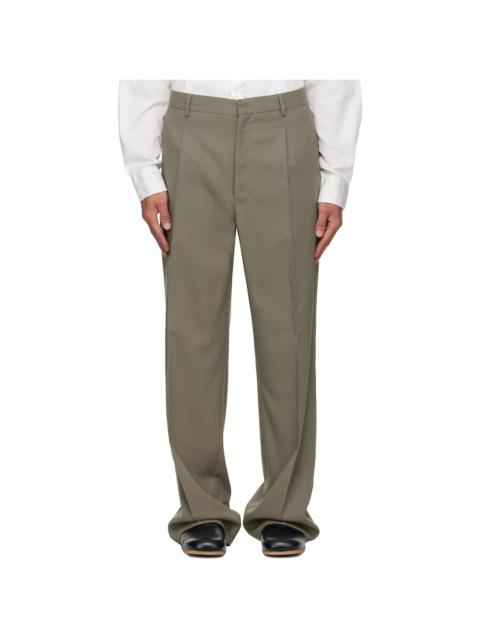 SECOND/LAYER Gray Tio Trousers