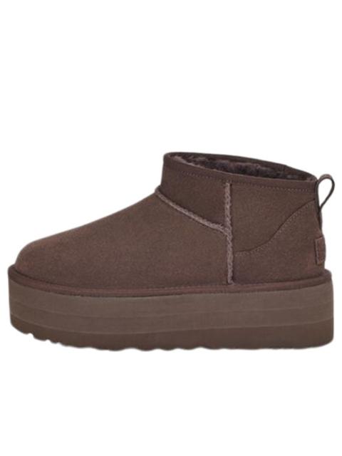 UGG (WMNS) UGG Classic Ultra Mini Platform 'Chocolate' 1135092-BCDR