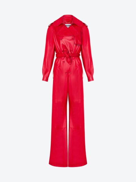 Moschino NAPPA LEATHER JUMPSUIT