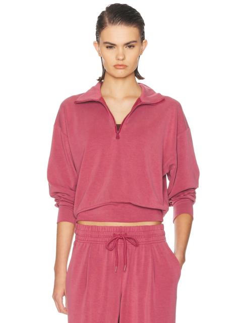 BEYOND YOGA Cruiser Half Zip Cropped Sweatshirt
