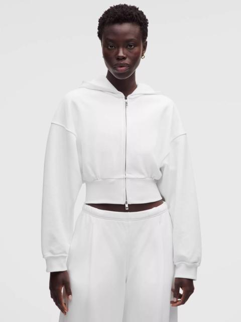 lululemon French Terry Cropped Full-Zip Hoodie