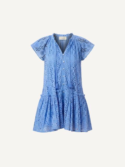 Cleobella LYDIA MINI DRESS | BLUE BONNET