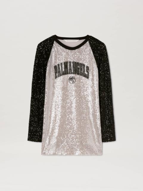 Palm Angels College sequins dress