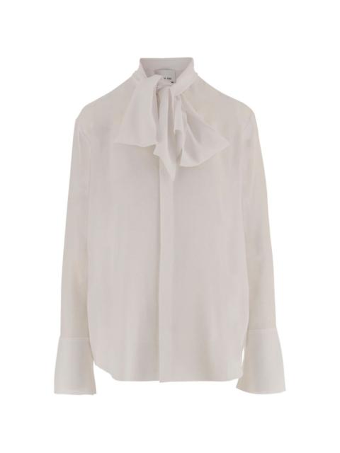 SA SU PHI bow-detail shirt
