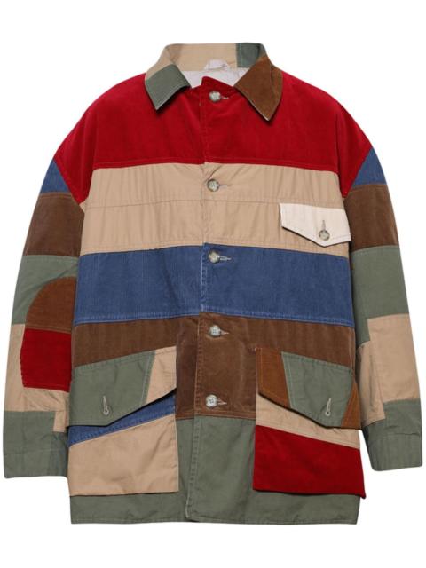 SAINT M×××××× patchwork-design shirt jacket