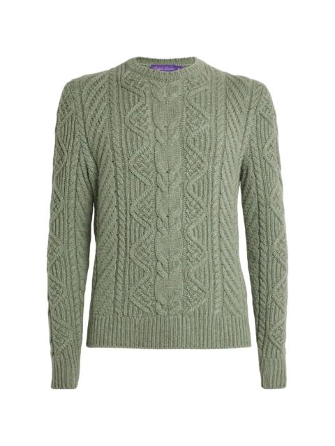 Ralph Lauren Cashmere Cable-Knit Sweater
