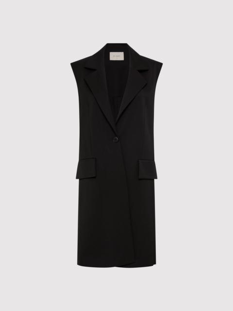 ST. AGNI Sleeveless Tailored Blazer - Black