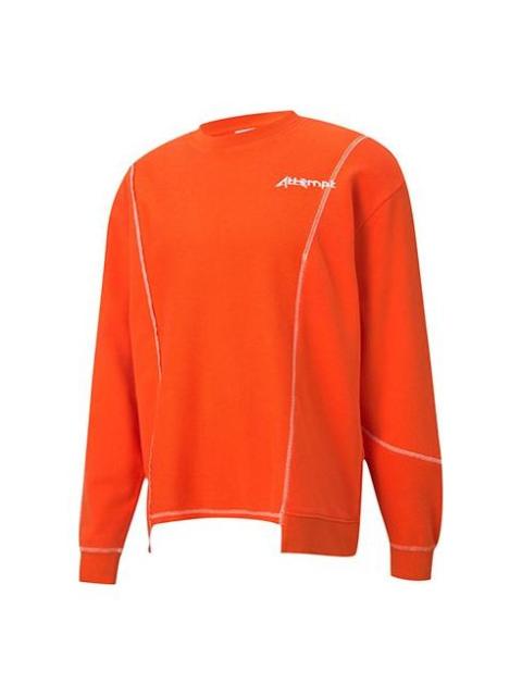 PUMA PUMA x ATTEMPT Crossover Round Neck Casual Cherry Red 598272-45