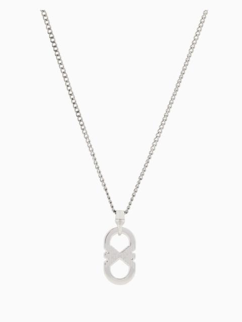 EMPORIO ARMANI STAINLESS STEEL PENDANT NECKLACE