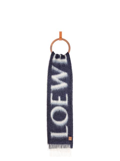 LOEWE scarf in wool and mohair