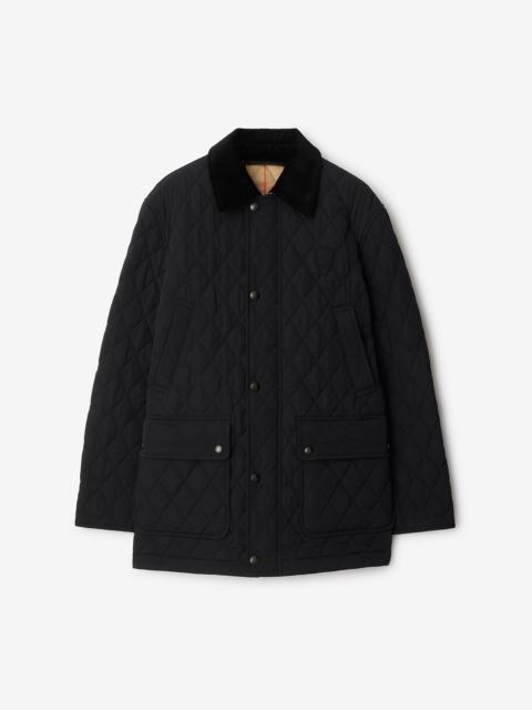 Quilted Nylon Barn Jacket