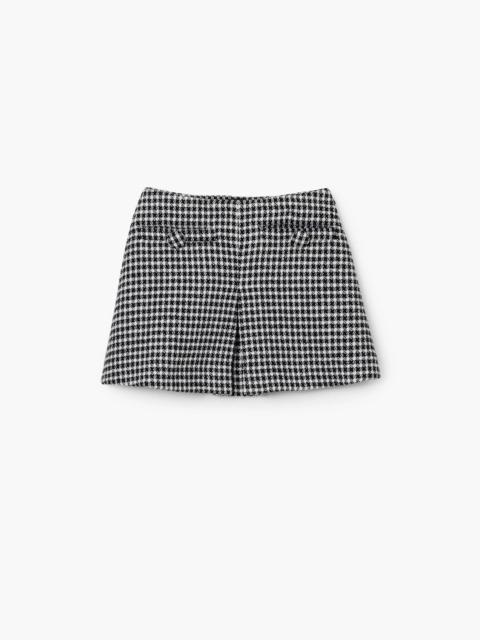 Marc Jacobs GINGHAM TWEED MINI SKIRT