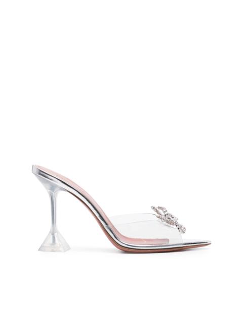 Rosie 95mm transparent mules