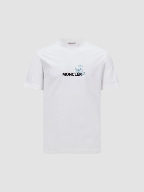 Moncler Moncler x FRGMT Cartoon Logo Cotton T-Shirt