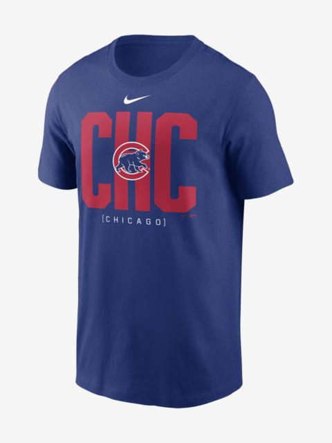 Chicago Cubs Team Scoreboard Nike Men's MLB T-Shirt