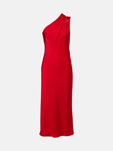 Max Mara Entrata satin midi dress