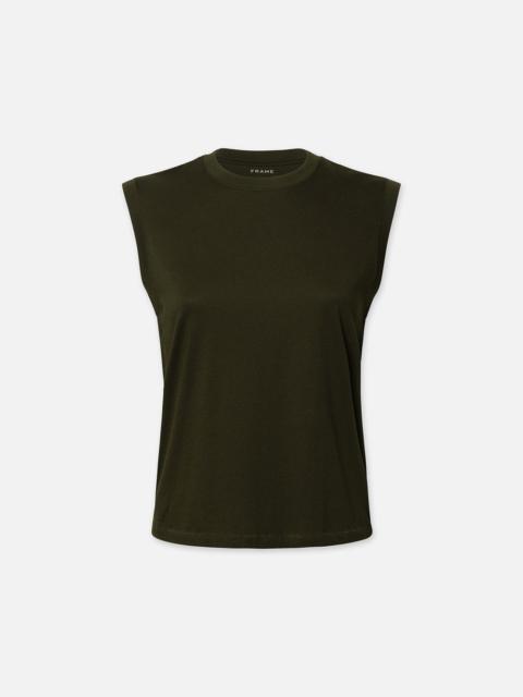 Muscle Crew Tank in Military