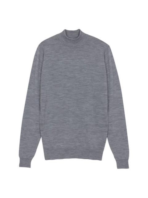 JOHN SMEDLEY HIGH-NECK MERINO WOOL SWEATER