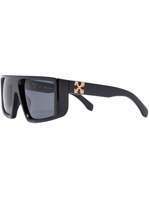 Off-White OFF-WHITE Alps Oversize Sunglasses Black/Black Tint
