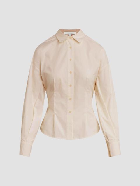 Favorite Daughter Women's Back Story Cotton Tailored Shirt - White
