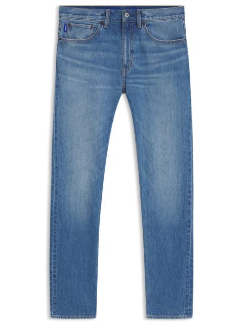 HUGO SLIM-FIT JEANS IN STRETCH BRIGHT BLUE DENIM