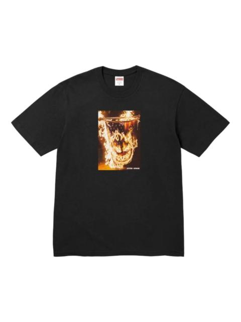 Supreme Supreme x Spitfire SS26 Flag T-Shirt 'Black' SUP-SS26-336-BLK