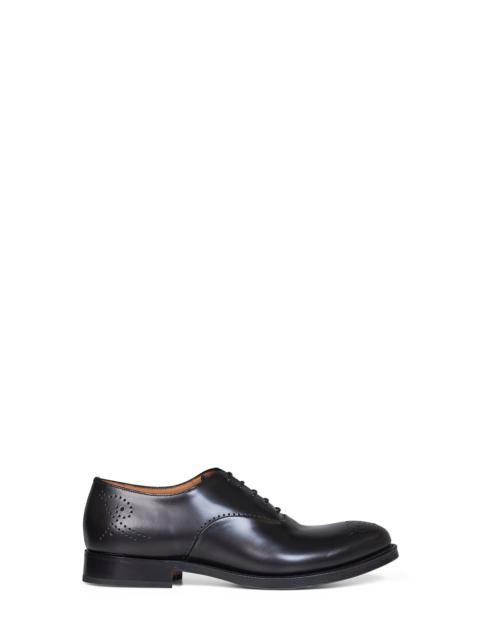 Church's Black brushed leather Skipton Brogue Oxford shoes