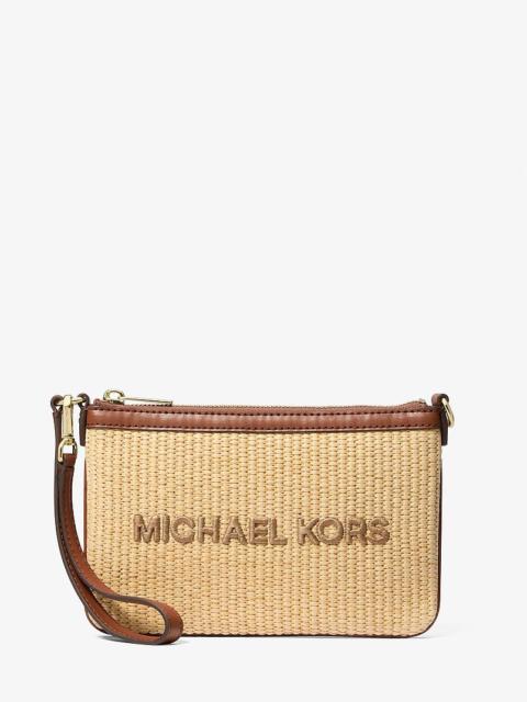 MICHAEL KORS Jet Set Travel Small Woven Wristlet