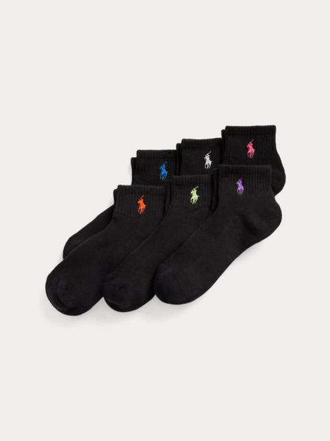 Polo Ralph Lauren Quarter-Crew Sock 6-Pack