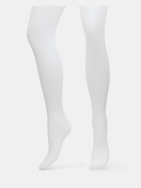 STEVE MADDEN BLAIR SHEER TIGHTS WHITE