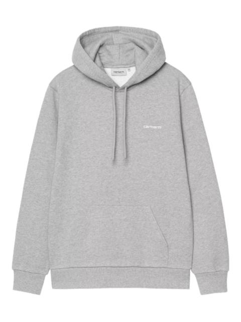 Carhartt Script embroidery-logo hoodie
