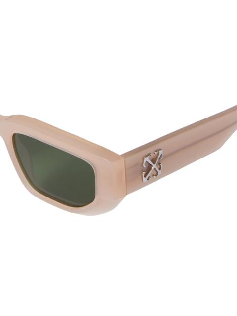 Off-White Women's Greeley 54MM Geometric Sunglasses - Beige Green