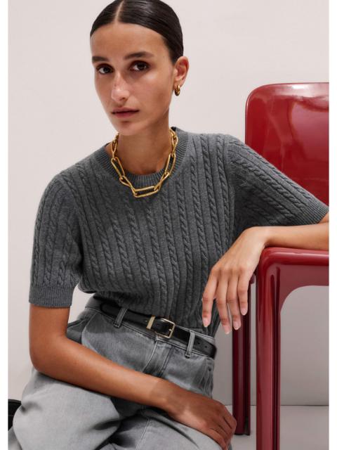 ME+EM Micro Cable Knit Tee